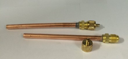 Штуцер сервисный с красномедной трубкой диаметром 1/4" BC-AV-04 Becool