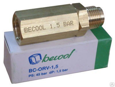 Дифференциальный обратный клапан BC-ORV-1,5 3/8” MF Becool Дифференциальный обратный клапан BC-ORV-1,5 3/8” MF Becool