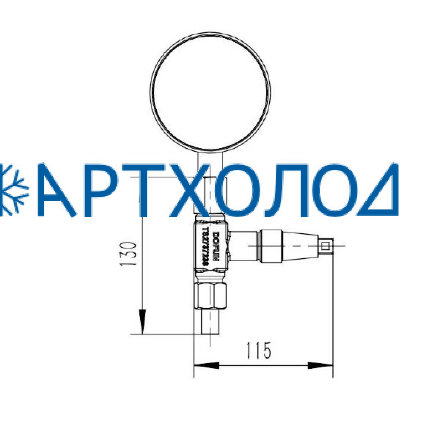 Клапан манометра PGV-A DN15 Inlet DN15 Butt welding and Outlet 1/2" NPT FEMALE Dofun Клапан манометра PGV-A DN15 Inlet DN15 Butt welding and Outlet 1/2" NPT FEMALE Dofun