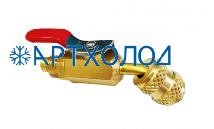 Переходной адаптер с вентилем DSZH BC-454 (M5/16"SAE х F5/16"SAE)